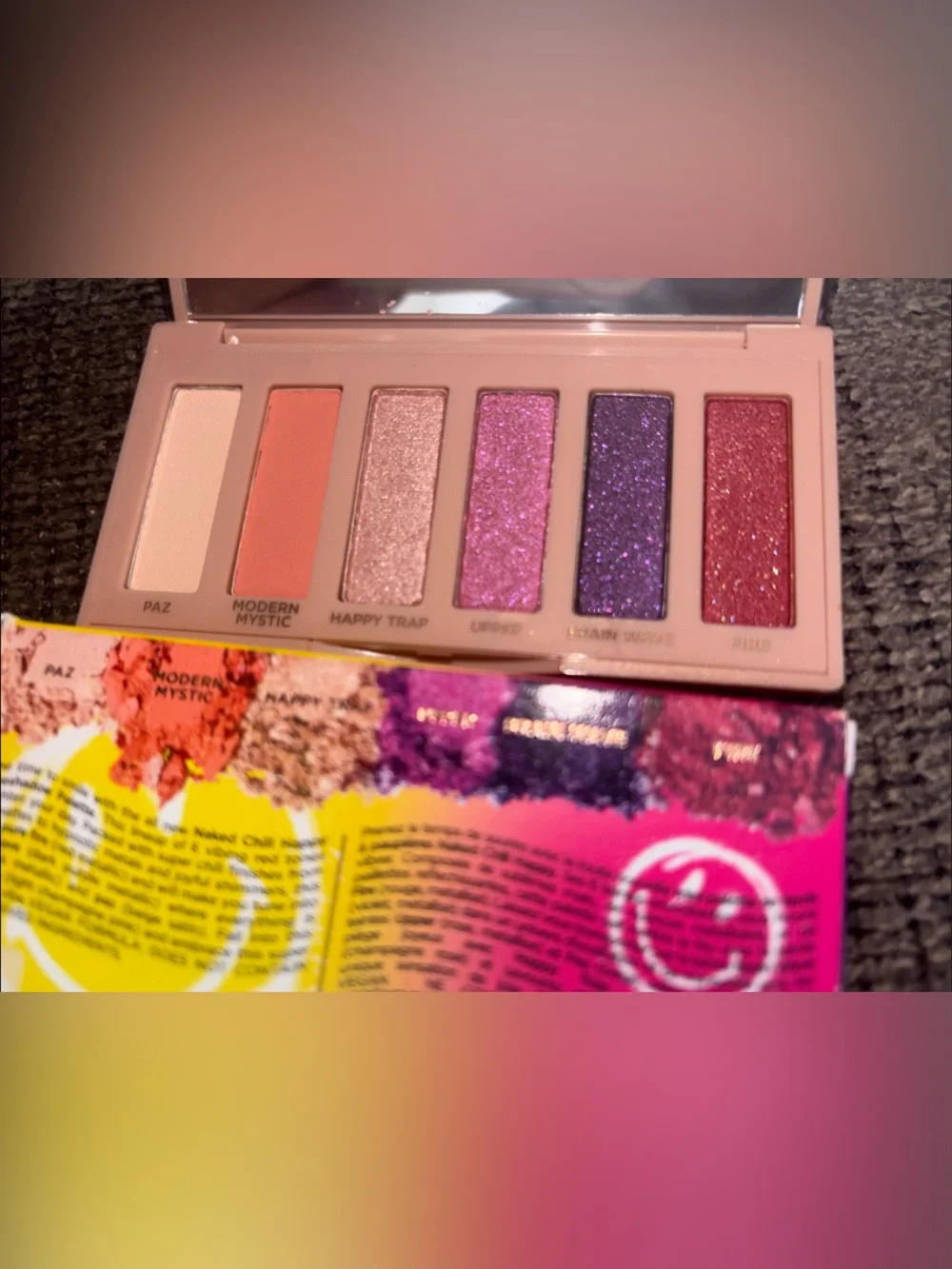 Urban Decay Neon Smiley Palette - Rainbow Gradient Cover